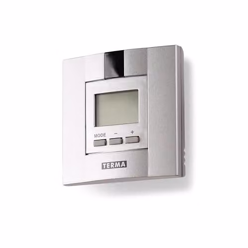 Terma Weekly Infrared Controller for Heating Elements, Silver and Blue