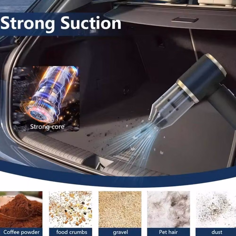Kelvenix Rechargeable Car Vacuum Cleaner in Black – 5