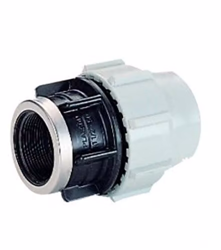 Plasson White Plastic Pipe Fitting 32mm x 1 inch Female BSP Adaptor