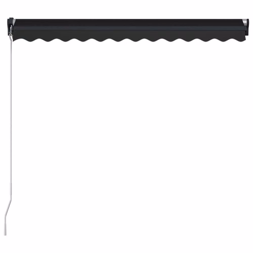 Berkfield Home Manual Retractable Wall-Mounted Awning with Folding Arms, Anthracite Black, W/D/H: 300 x 250 cm – 3
