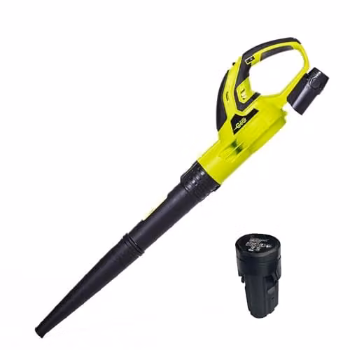 Garden Gear Green 12V Cordless Leaf Blower with 2000mAh Rechargeable Battery and Charger, 12000RPM, 220km/h Blowing Speed, 1.4kg Lightweight – 1