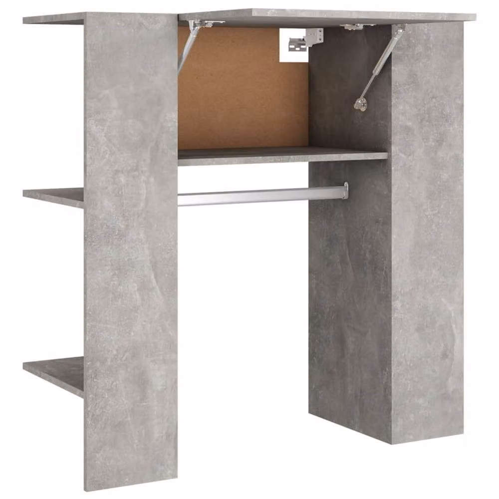 Berkfield Home Modern Hallway Cabinet in Concrete Grey, W/D/H: 97.5 x 37 x 99 cm – 2