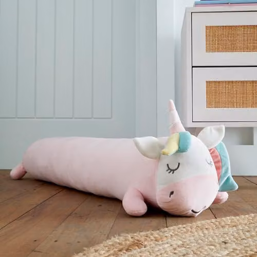 Catherine Lansfield Cuddle Friends Unicorn 3D Filled Cushion, Pink, W: 90 cm, H: 15 cm – 2