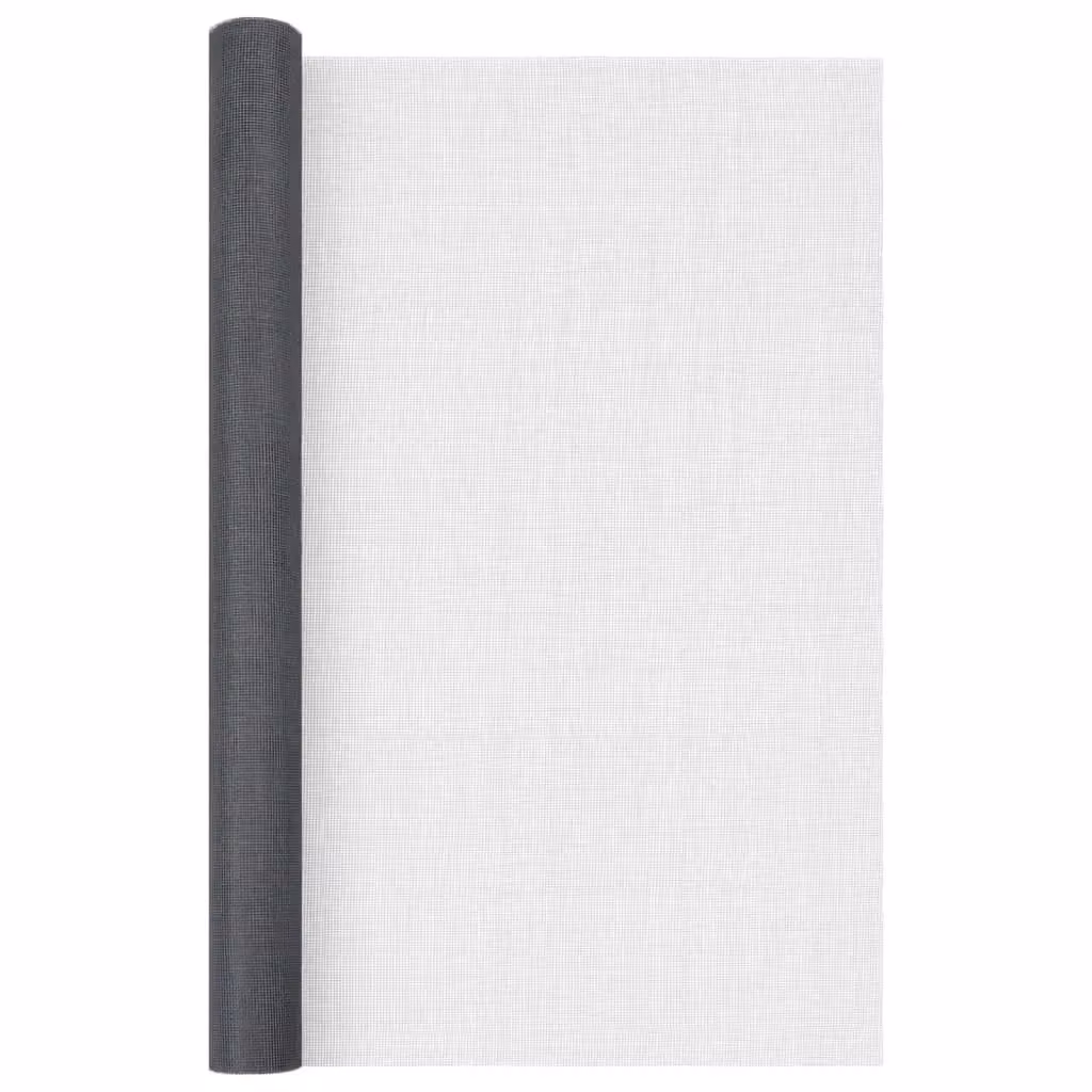 Berkfield Home Grey Fibreglass Mesh Screen W: 100 cm, L: 1000 cm – 3
