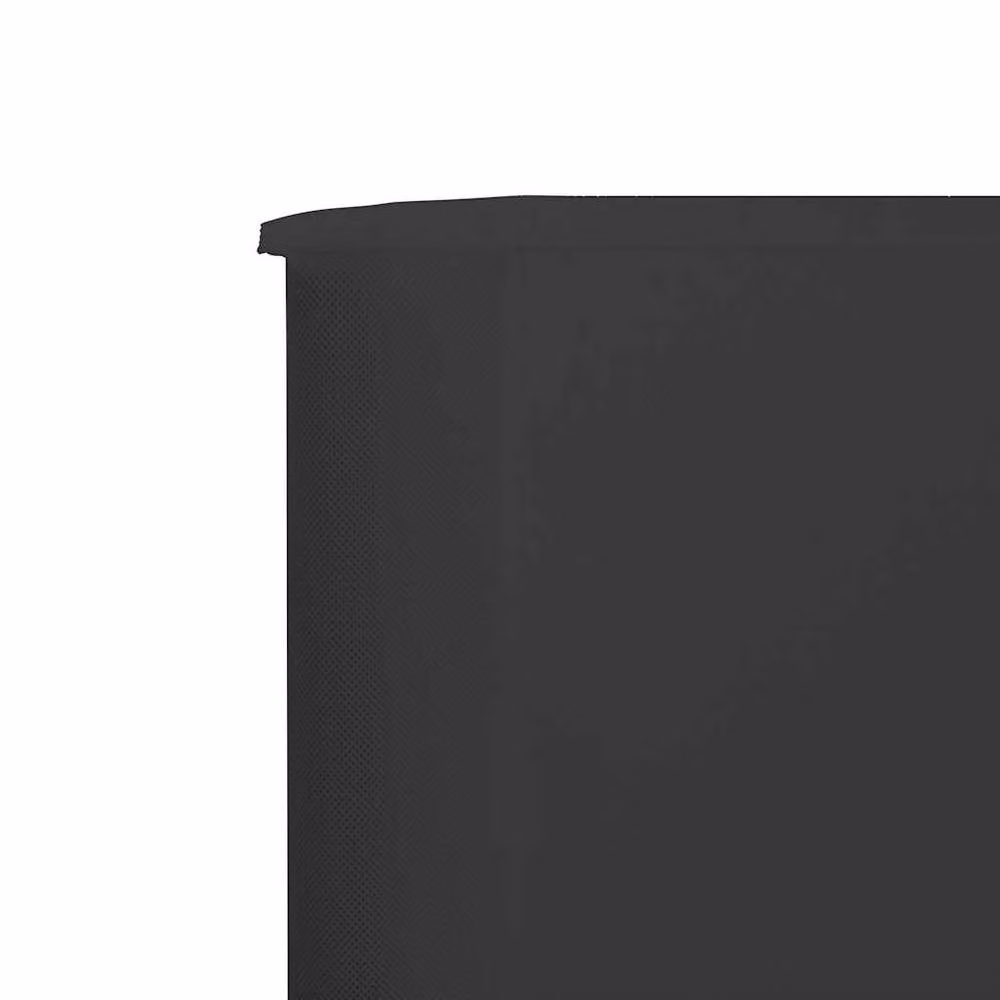 Berkfield Home 5-Panel Fabric Wind Screen, W: 600 cm, H: 80 cm, Anthracite Grey – 3