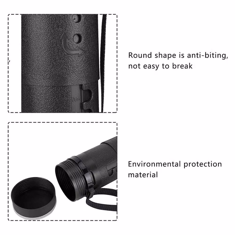 KORVIXA Small Handle Portfolio Tube Storage Box in Black – 3