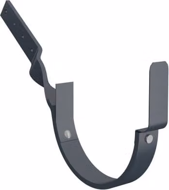 Lindab Steel Gutter Side Fix Rafter Angle Bracket, 150mm, Anthracite Grey