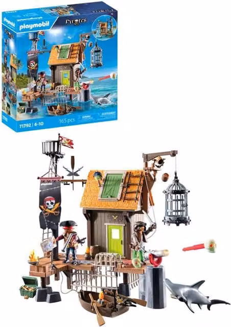 Playmobil Pirate Harbor in Brown