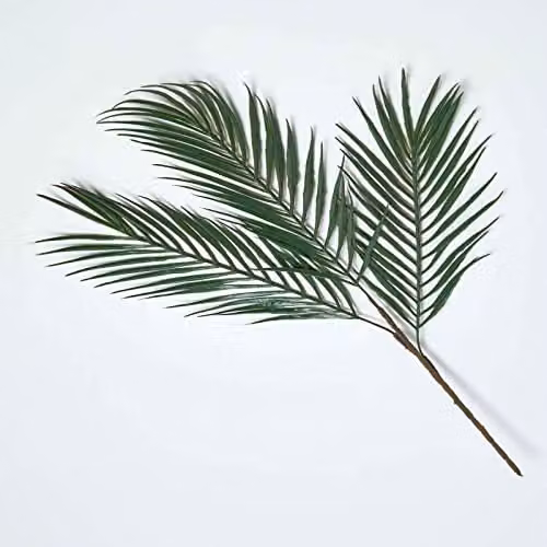Homescapes Green Artificial Palm Leaf Single Stem 68 cm – 1