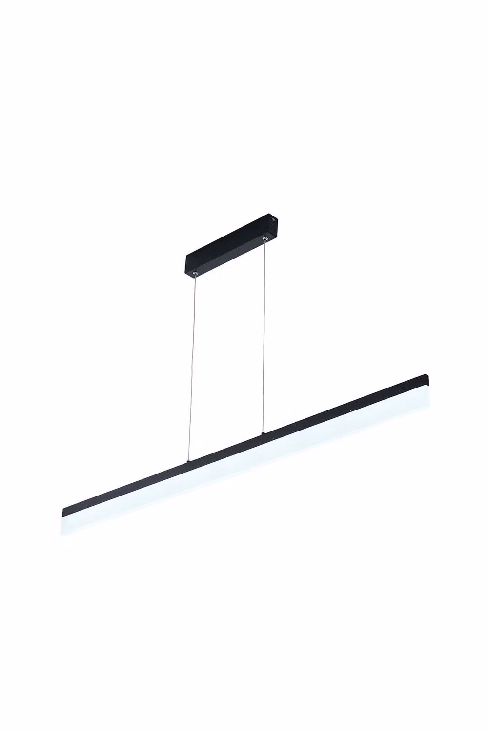 Living and Home Modern LED Ceiling Chandelier with Remote Control, Dimmable Timer and CCT in Black – 3