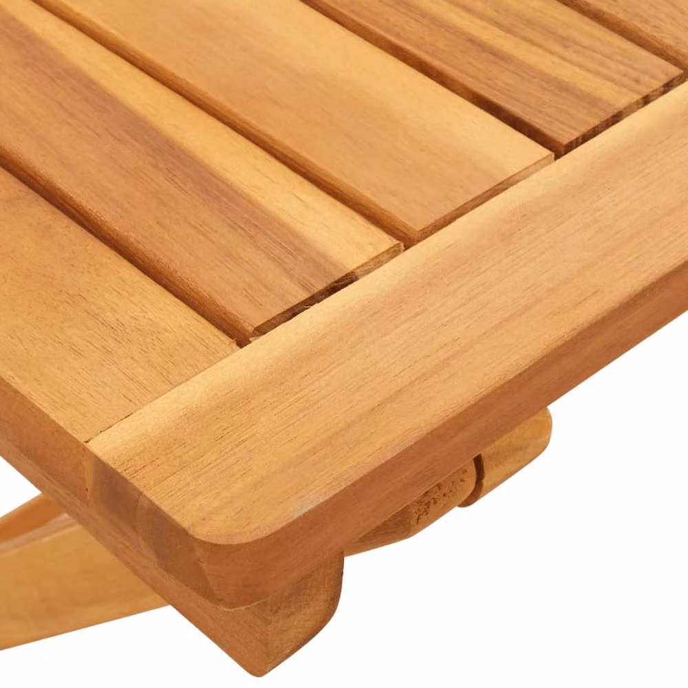 Berkfield Home Folding Garden Table in Brown Solid Acacia Wood, W/D/H: 50 x 50 x 50 cm – 4