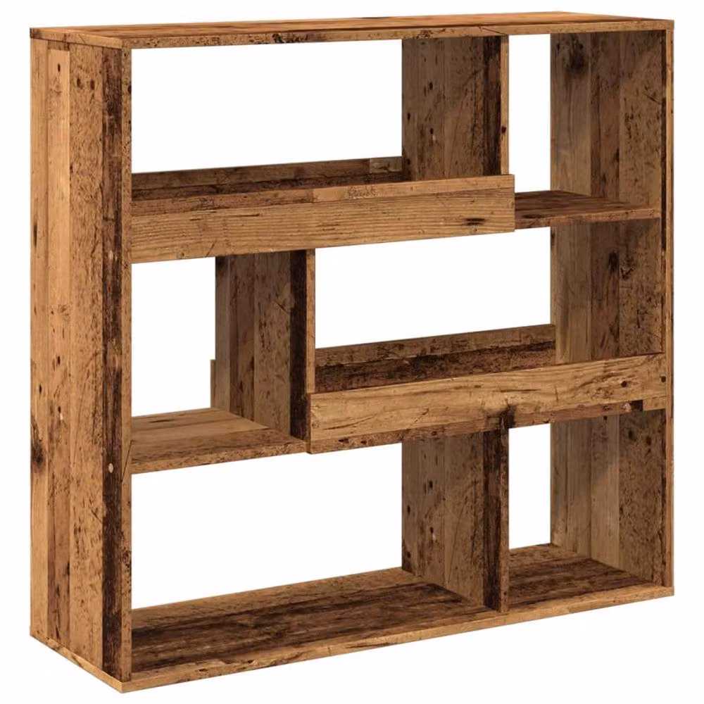 Berkfield Home Old Wood Room Divider in Brown, W/D/H: 100 x 33 x 94.5 cm – 5