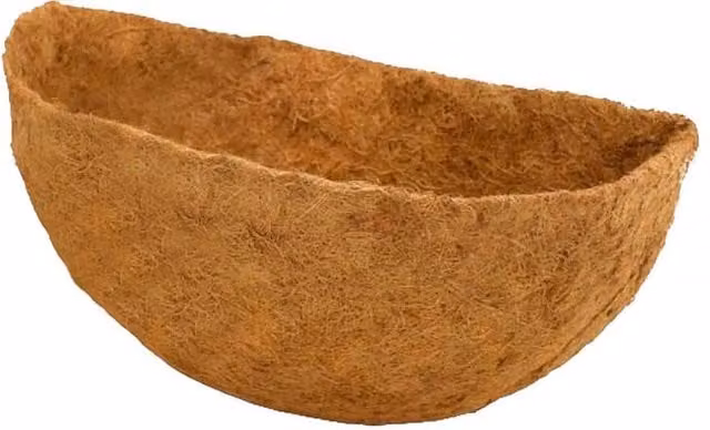 Ambassador Brown Coco Liner Hanging Wall Basket Planter