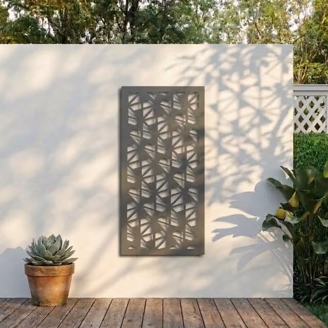 Laser Hut Irtek Screen Metal Wall Art in Anthracite Grey