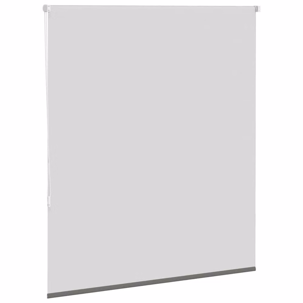 Berkfield Home Grey Blackout Roller Blind, Thermal Insulating Polyester Fabric, W: 120 cm, H: 130 cm – 3