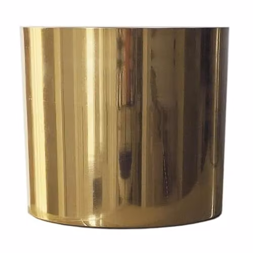 Leaf Design UK Modern Metal Leaf Planter, Gold, H 20 cm x W 18 cm – 1