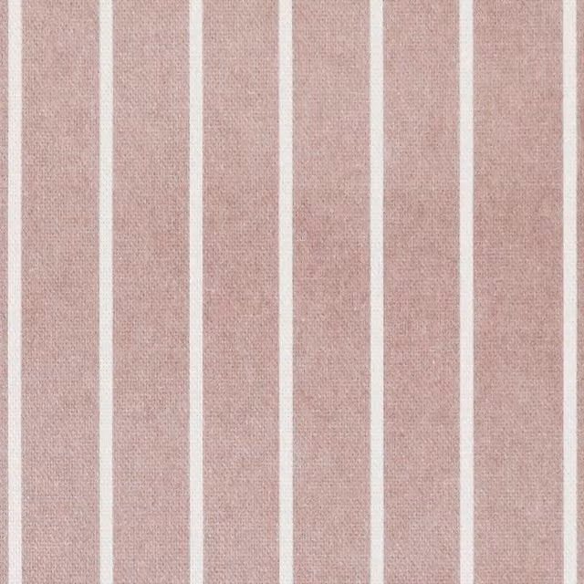Ante Decor Burgess Printed Cotton Stripe Fabric in Pink, White and Black