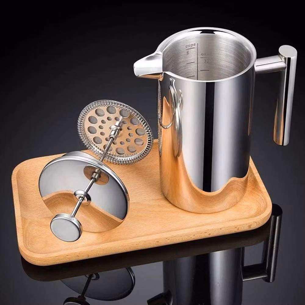 Kelvenix Coffee and Tea Filter Maker Plunger Pitcher in Silver – 2