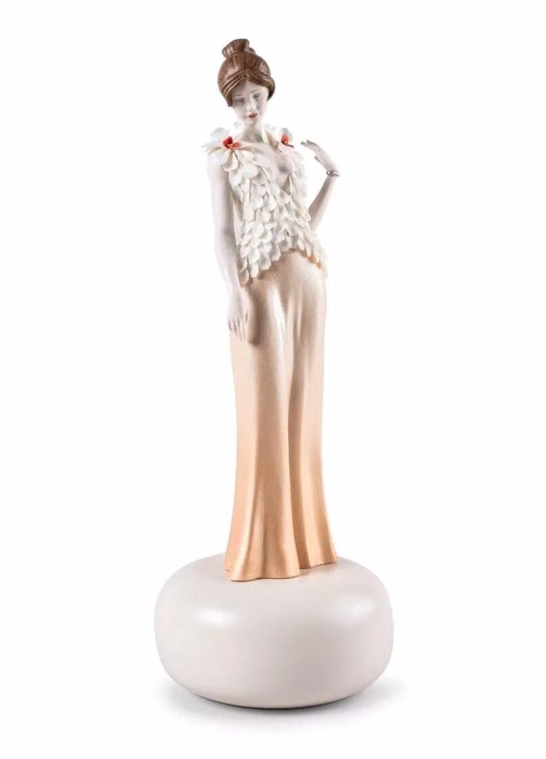 Lladró Exquisite Embroidery Limited Edition Multicolour Porcelain Floral Sculpture