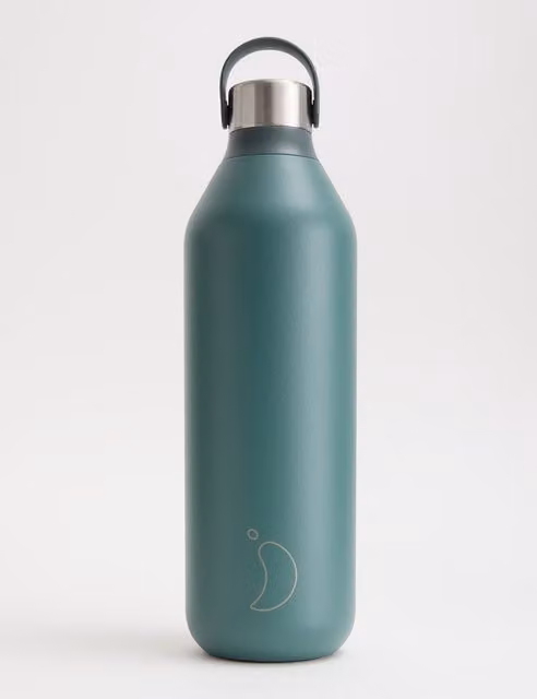 Chilly's Series 2 Stainless Steel Water Bottle, 1 l, Green
