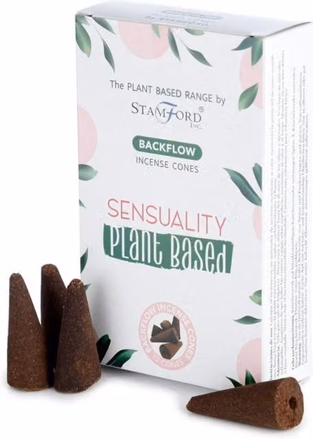 Ancient Wisdom Plant Based Sensuality Incense Cones, Multicoloured, Pack of 6 – 1