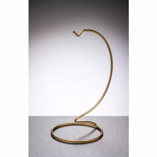 Sienna Glass Gold Metal Tabletop Ornament Stand
