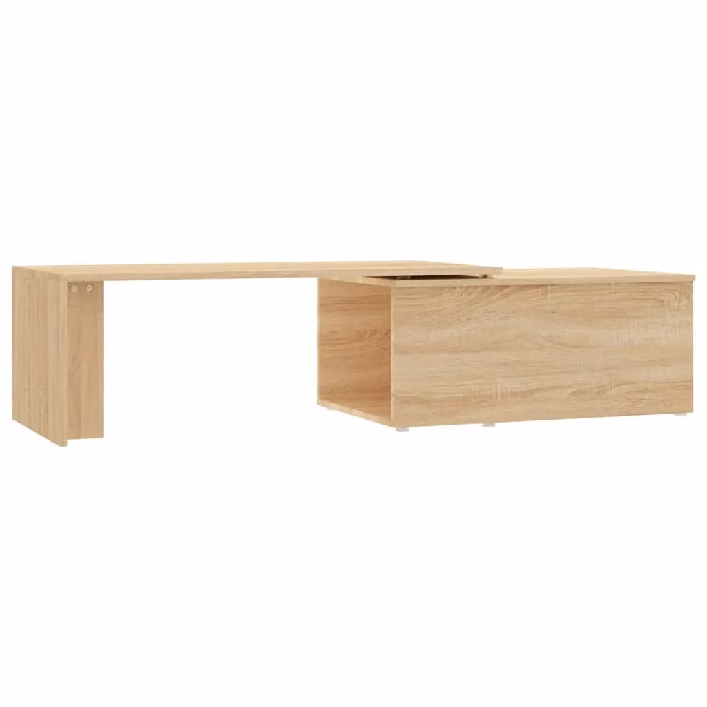 Berkfield Home Sonoma Oak Coffee Table in Brown, W: 150 cm, D: 50 cm, H: 35 cm – 2