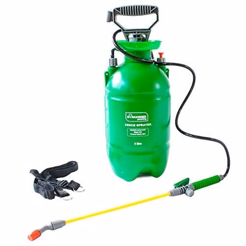 Kingfisher PSFENCE 5 Litre Manual Fence Pressure Sprayer in Green and Transparent