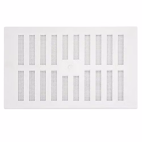Map White Adjustable Air Vent Grille with Flyscreen Cover, W: 22.9 cm, H: 15.2 cm – 1