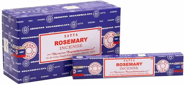 Satya Rosemary Incense Sticks, Pack of 120 – 1