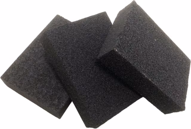 Garden Mile 3-Piece Foam Sanding Block Set in Black