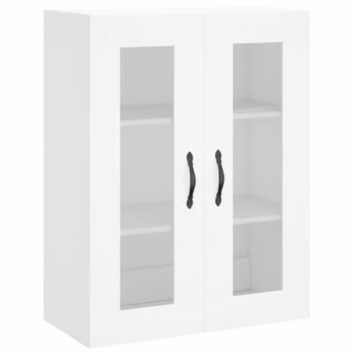 vidaXL Wall Mounted Cabinet in White, W/D/H: 69.5 x 34 x 90 cm – 1