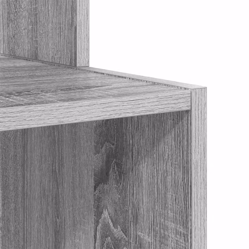 Berkfield Home Grey Sonoma Computer Desk in Engineered Wood – 7