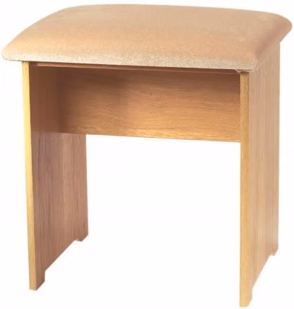 Welcome Furniture Sherwood Dressing Table Stool in Beige
