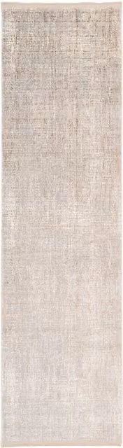 The Rug House Oatmeal Fringed Boho Rectangular Rug in Beige, W: 240 cm, D: 70 cm
