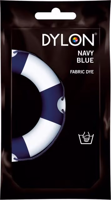 Dylon Hand Fabric Dye Sachet for Clothes and Soft Furnishings, 50 g - Blue