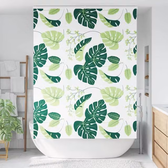 Berkfield Home Shower Roller Blind with Cassette, Green, W: 146 cm, H: 240 cm – 1