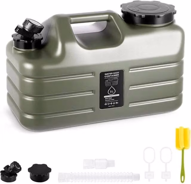 SPETLEK Portable Water Jug with Tap, 5 l, Green – 1