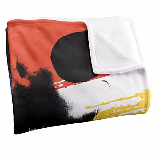 LOGOVISION White Striped Silky Touch Super Soft Fleece Throw Blanket W/D/H: 152 x 127 x 1 cm – 2