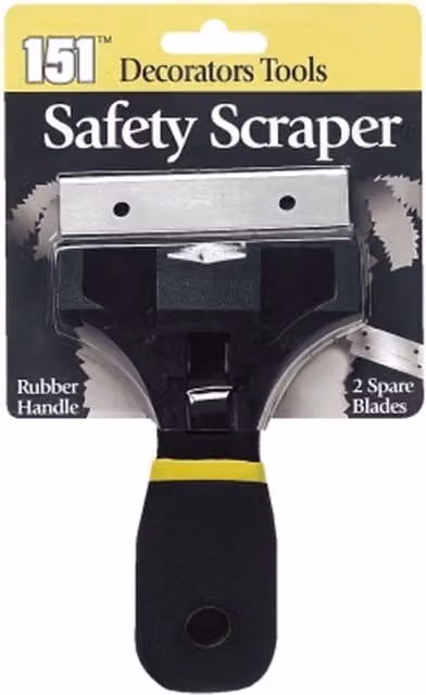 151 Products Multi Safety Scrubber and Scraper in Black and White Plastic