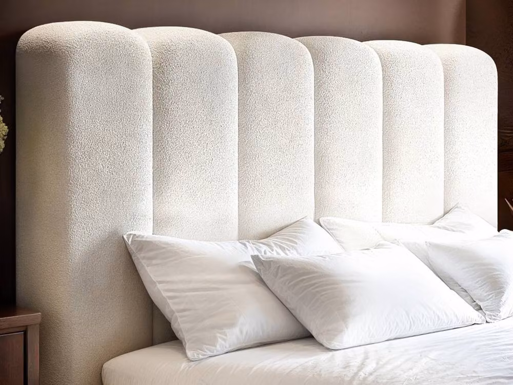 Solace+Co Emilie Ribbed Single Ottoman Bed in Cream Boucle – 3