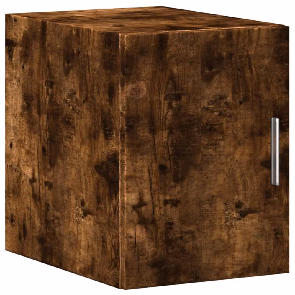 Berkfield Home Smoked Oak Wall Cabinet in Brown, W/D/H: 30 x 42.5 x 40 cm – 2
