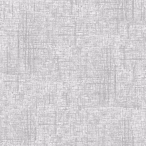 Paoletti Luxe Serafina Abstract Silver Washable Vinyl Wallpaper