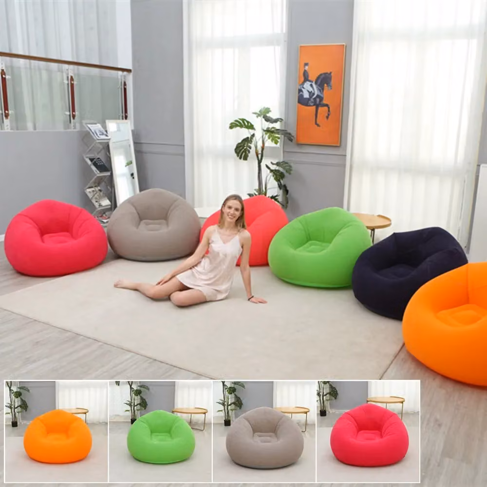 Leaper Foldable Inflatable Sofa in Navy Blue – 2