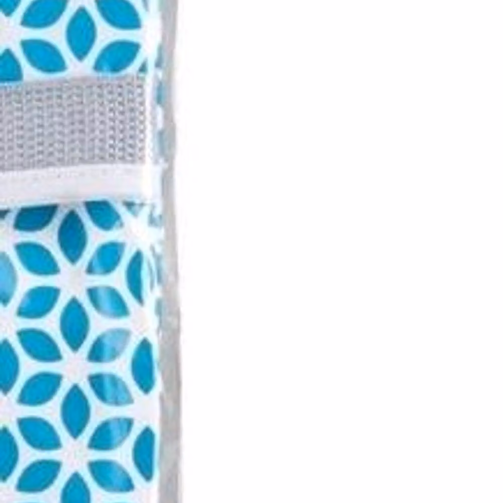 Minky One Shoulder Peg Bag in Mid Blue – 2