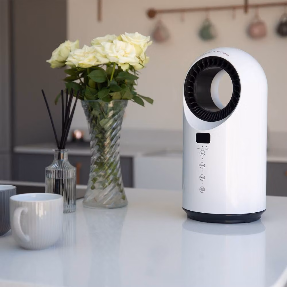 TCP Smart Bladeless Portable Ceramic Fan and Heater, 1.5kW, White – 4