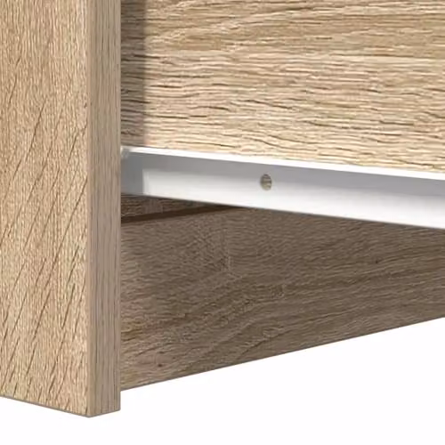 vidaXL Modern Sideboard in Sonoma Oak, W/D/H: 37.5 x 35.0 x 76.0 cm – 3