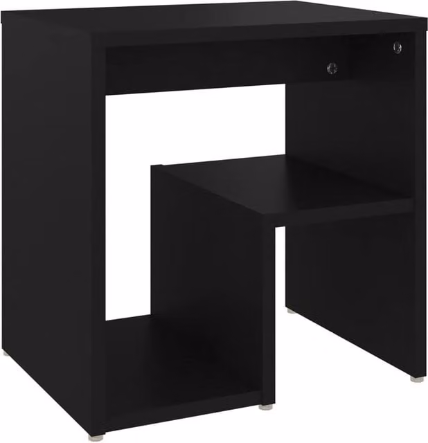 Berkfield Home Bed Cabinet in Black, W/D/H: 40 x 30 x 40 cm – 1