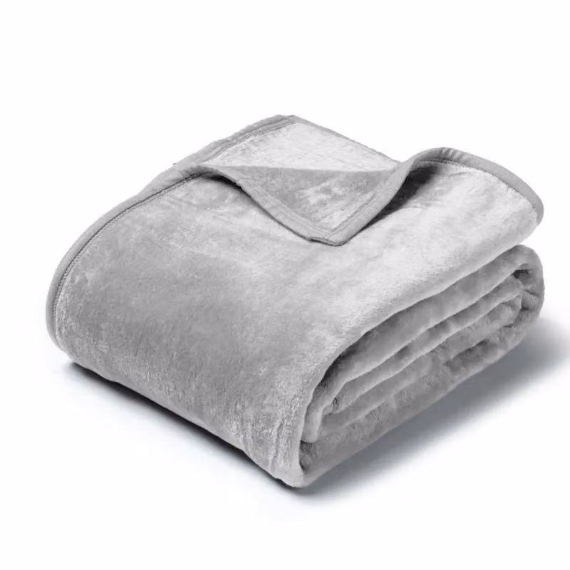 Snug City Silver Mink Throw Soft Touch Faux Fur Fleece Blanket, W/D/H: 150 x 200 cm – 2