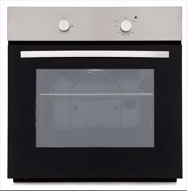 Cata UBGMMT60SS Built-in 3 Function Gas Oven and Gas Grill, 60 Litre, Stainless Steel in Metallic Silver